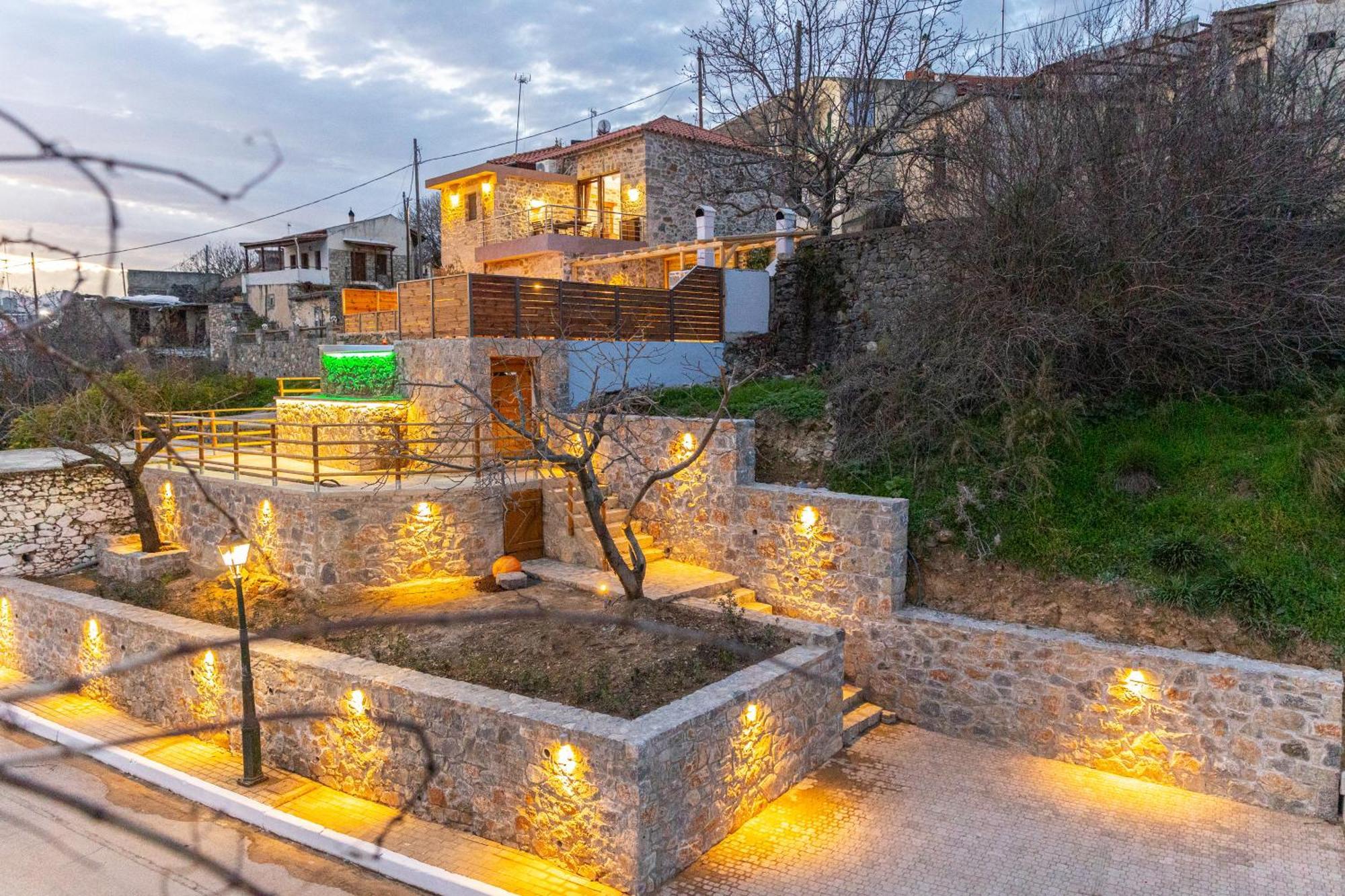 Lasithi Luxury Villa Mesa Lasithi Екстериор снимка