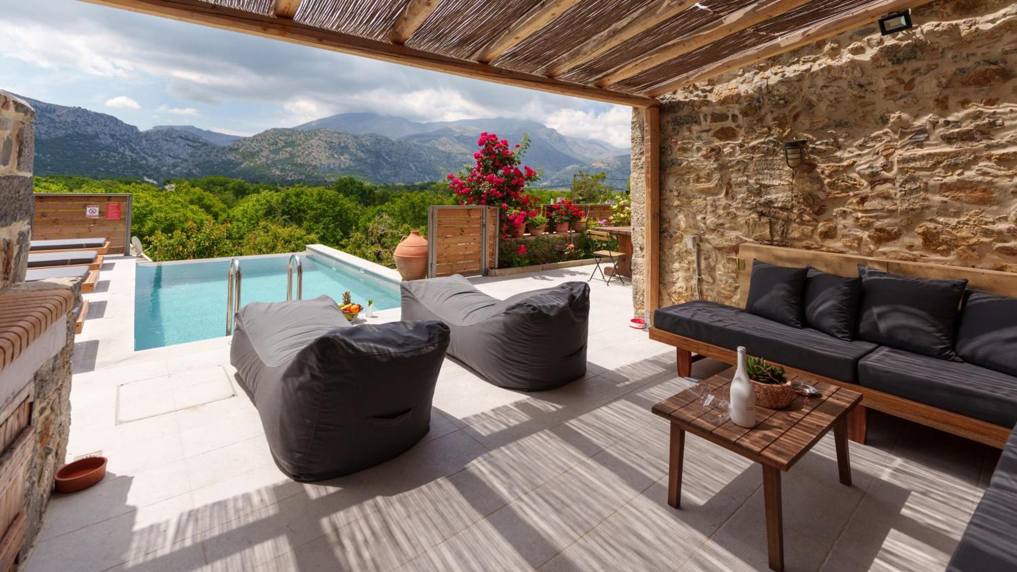 Lasithi Luxury Villa Mesa Lasithi Екстериор снимка