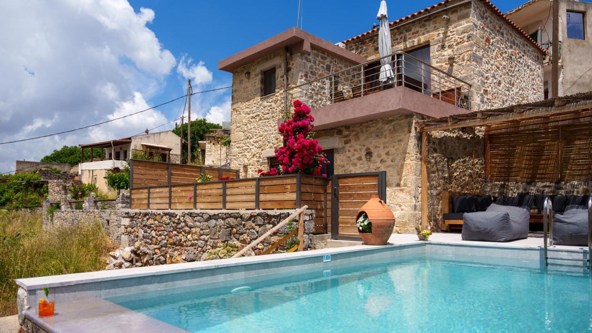 Lasithi Luxury Villa Mesa Lasithi Екстериор снимка